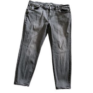 Warp + Weft gray wash skinny jeans Irvington 24